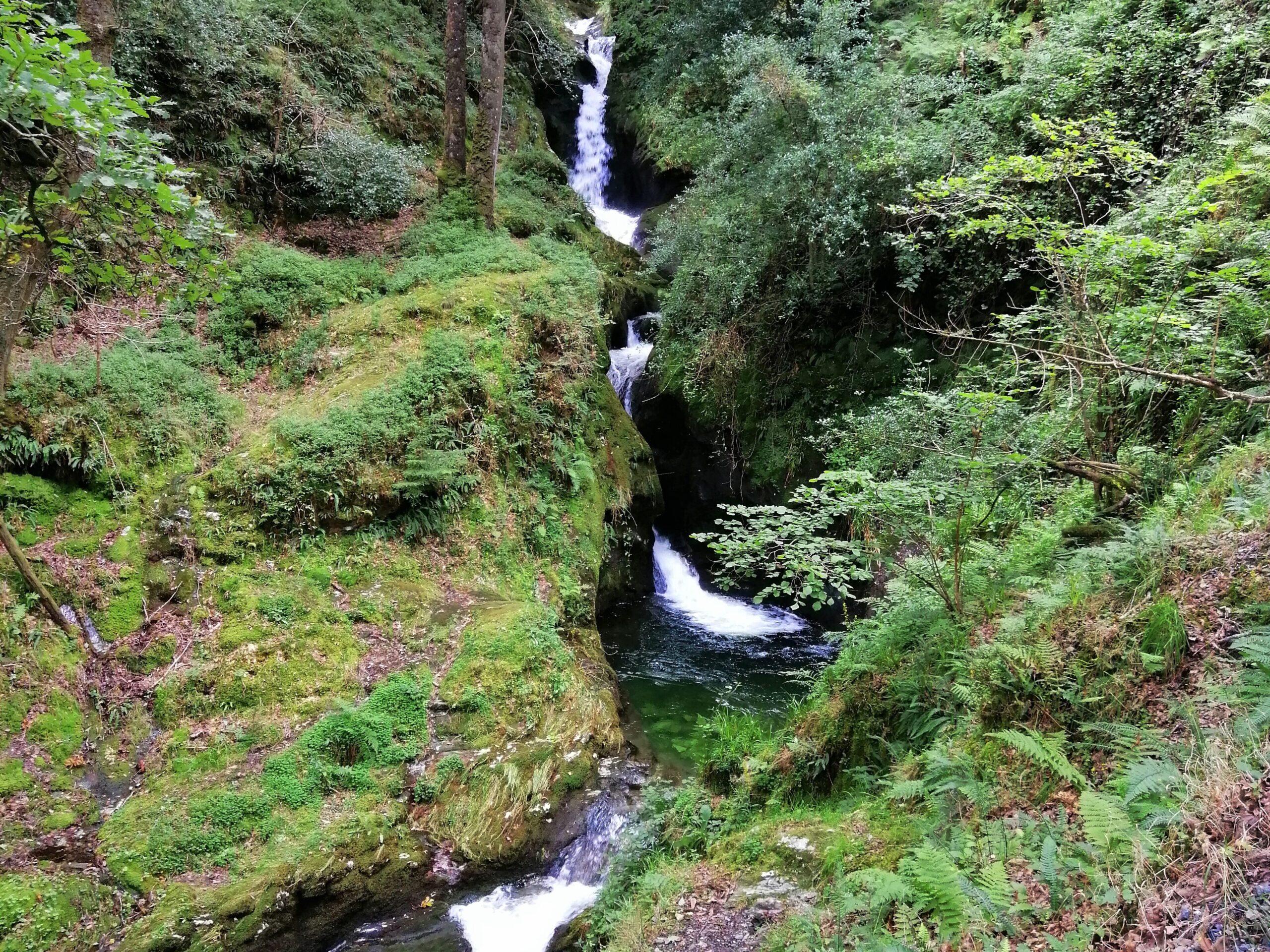 glendalough waterfall